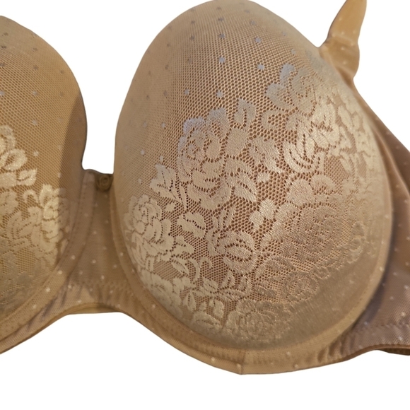 Soma Stunning support full coverage tan nude underwire bra sz 38 DDD WL412 - Picture 3 of 4